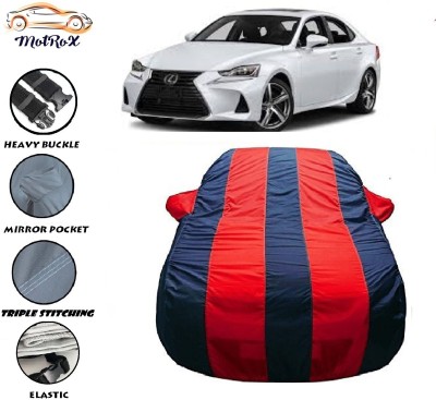 MoTRoX Car Cover For Mahindra Mojo (With Mirror Pockets)(Red, Blue)