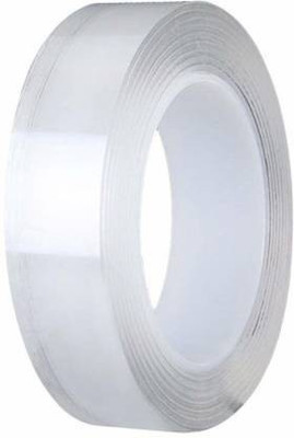 Jeevan jyoti agency double sided handled nano tape (Manual)(Set of 1, White)