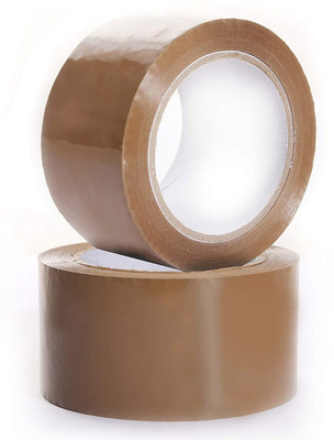Mr Packers Single Sided Handheld Cello Tape (Manual)(Brown)
