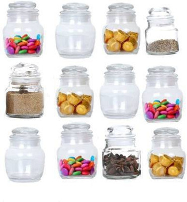 sardar Glass Utility Container  - 100 ml(Pack of 12, Clear)