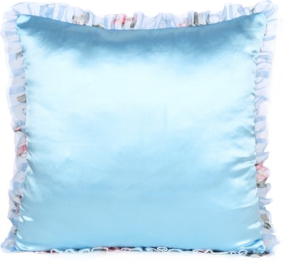 Oussum Plain Cushions Cover(Pack of 5, 40.64 cm*40.64 cm, Blue)