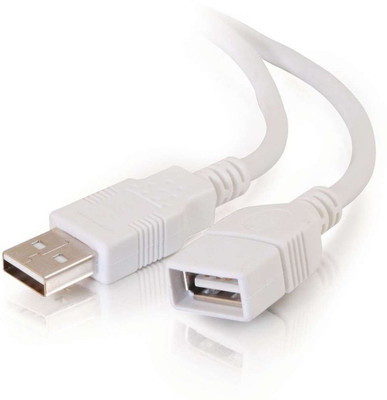 Flipkart SmartBuy FSB_USB_Extension_10m 10 m Reversible USB 2.0(Compatible with TV, Compute, PS3, Gaming, White, One Cable)