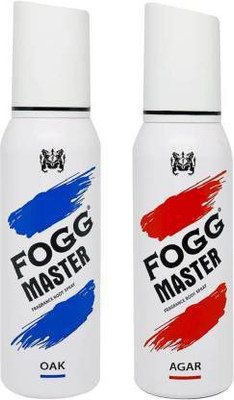 FOGG MASTER OAK + MASTER AGAR Body Spray  -  For Men(250 ml, Pack of 2)