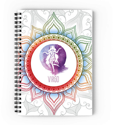 epheriwala Zodiac Sign Virgo A5 Notebook Unruled 160 Pages(Purple)