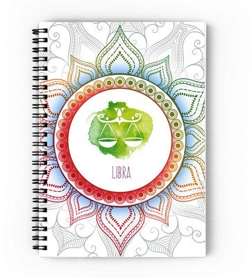 epheriwala Zodiac Sign (Libra) A5 Diary Ruled 160 Pages(Green)