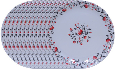 CARNIVAL Choras bhojan thal - pack of 4 Half Plate(Pack of 12)