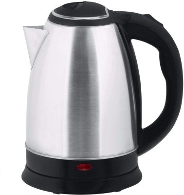 OUD Electric Kettle | Auto Shut Off Multipurpose | Extra Large Cattle Electric with Handle Hot Water Tea Coffee Maker Water Boiler, Boiling Milk Electric Kettle(1.5 L, Silver, black)