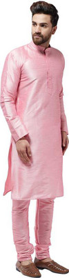 SAIFOO Men Kurta Pyjama Set