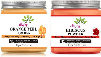 Bejoy Orange Peel Powder And Hisbiscus Powder Combo 100 Gram Each(100 g)