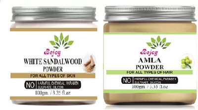Bejoy Red Sandalwood Powder And Amla Powder Combo 100 Gram Each(100 g)
