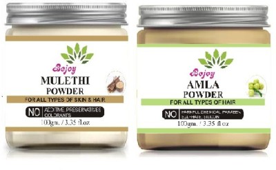 Bejoy Amla Powder And Mulethi Powder Combo 100 Gram Each(100 g)