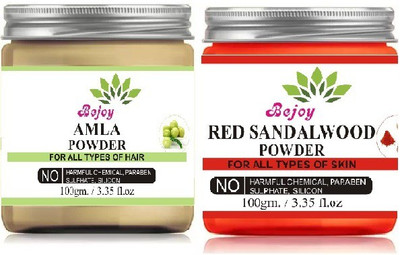 Bejoy Amla Powder And Rose Petal Powder Combo 100 Gram Each(100 g)