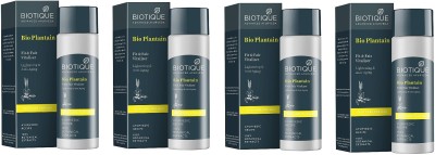 BIOTIQUE Bio Plantain Fit and Fair Vitalizer for Men, 120ml (pack of 4) Face Wash(480 g)