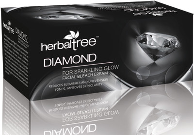 Herbal Tree Diamond Bleach For Sparkling Glow Improves Skin Clarity(300 g)