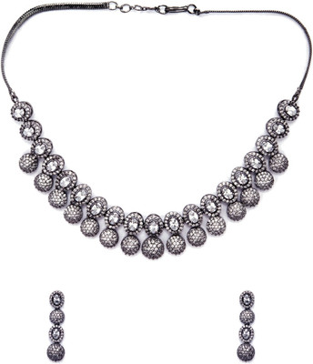 RUBANS Alloy Silver Jewellery Set(Pack of 1)