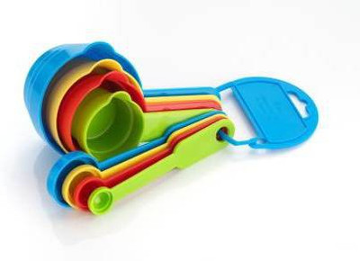 TinyGifts Measuring cup color set of 8 Measuring Cup Set(240 ml)