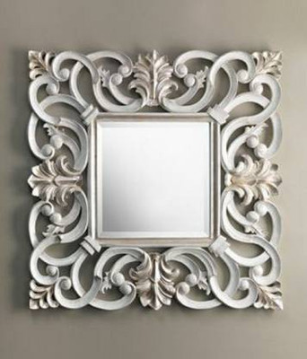 VAS Collection Home AS001 Decorative Mirror(Square Finish : Glossy)
