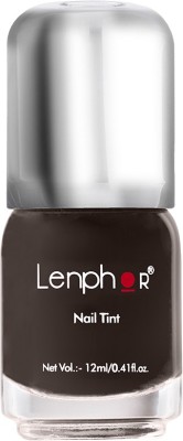 Lenphor Grey Nail Paint Long Lasting Muddy Lady 19, Grey, Gel Finish Muddy Lady