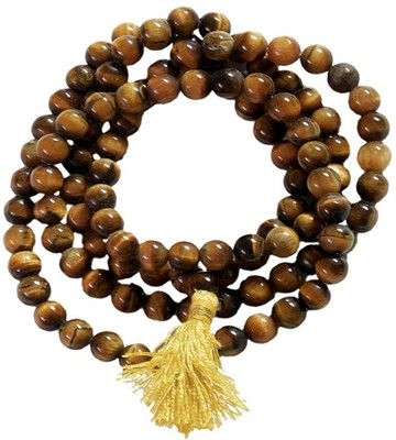 yash gems Tiger eye 108 jap mala Tiger's Eye Stone Chain