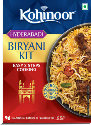 Kohinoor Authentic Hyderabadi Biryani Basmati Rice Kit 327 g