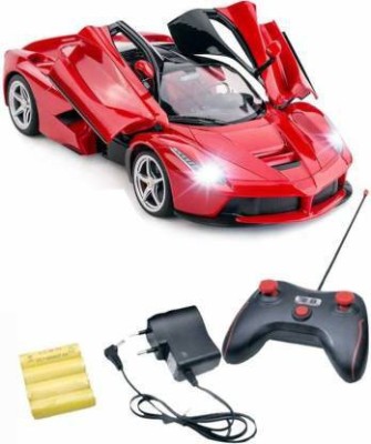 AKCOLLECTION Rechargeable Ferrari Style Remote Control Car With Opening Doors(Red)
