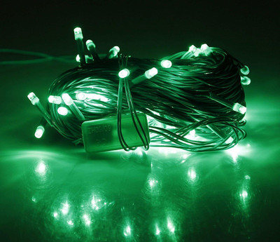 Ascension 30 LEDs 13 m Green Steady String Rice Lights(Pack of 4)