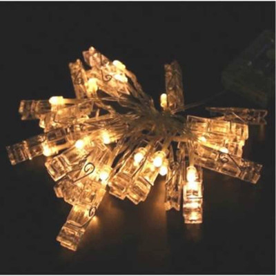 InfraHive 20 LEDs 5 m Gold Steady String Rice Lights(Pack of 1)