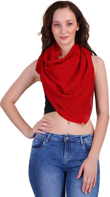 Joe Hazel Solid Wool Blend Women Scarf