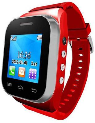ANAND INDIA Smart Wrist Mobile with keypad Red Smartwatch  (Red Strap, Free Size)
