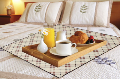 LITHARA Square Pack of 1 Table Placemat(Beige, PVC)