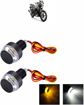 Vagary Side LED Indicator Light for TVS Universal For Bike(White, Orange)
