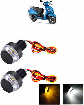 Vagary Side LED Indicator Light for TVS Jupiter(White, Orange)