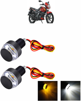 Vagary Side LED Indicator Light for TVS Flame(White, Orange)