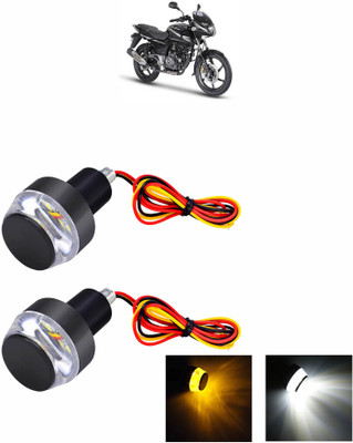 Vagary Side LED Indicator Light for Bajaj Pulsar 180(White, Orange)
