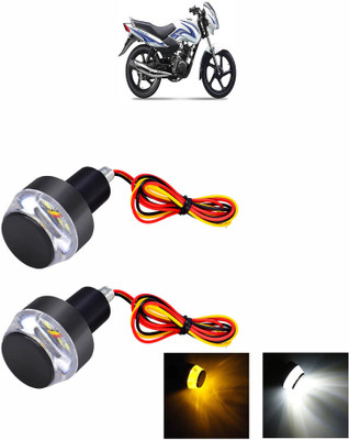 Vagary Side LED Indicator Light for TVS Star Sport(White, Orange)