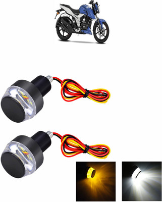 Vagary Side LED Indicator Light for TVS Apache RTR 160(White, Orange)