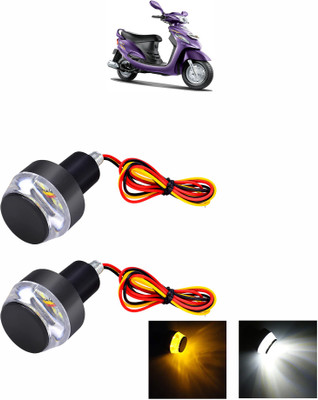 Vagary Side LED Indicator Light for Mahindra Rodeo RZ(White, Orange)