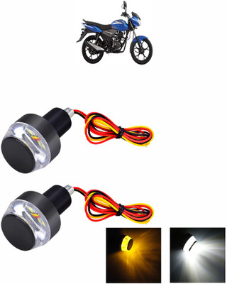Vagary Side LED Indicator Light for Bajaj Discover 100 DTS-i(White, Orange)