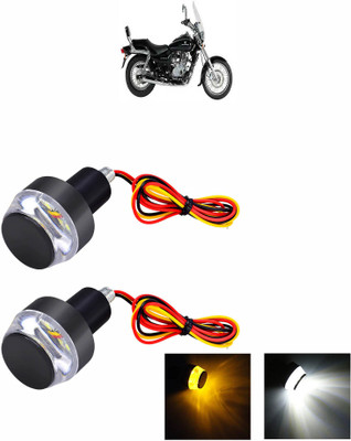 Vagary Side LED Indicator Light for Bajaj Pulsar 220 DTS-i(White, Orange)