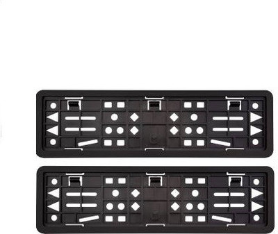 Auto Oprema ABS Car Number Plates Frame Front and Back for Universal Car 2 Pc Frant And Back Plate Car Number Plate(Plastic 18 cm  x  58 cm)