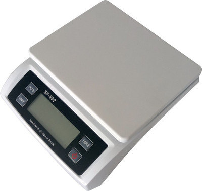Skeisy SF-802 JIVOWS HIGHLY DURABLE AND ACCURATE 1GM TO 30KG CAPACITY.WHITE Weighing Scale(White)