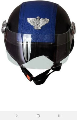 Tilwalia 58 Motorbike Helmet(Black, Blue)