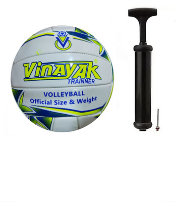 clark Pu match vinayak volleyball with pump Volleyball - Size: 4(Standard, Pack of 1)