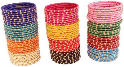 PANKSHRI ENTERPRISE Fabric Bangle Set(Pack of 96) Flipkart