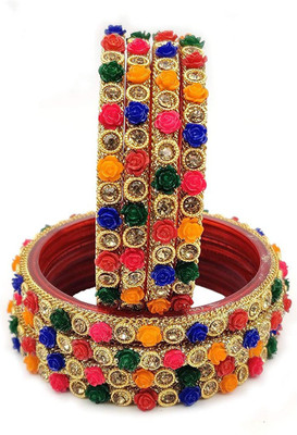 PANKSHRI ENTERPRISE Dori Bangle Set(Pack of 8)