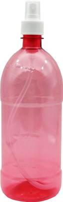 HARSH PET Empty Refillable Premium Mist Spray Bottle 1000 ml Spray Bottle(Pack of 1, Red, Plastic)
