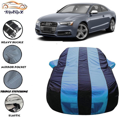 MoTRoX Car Cover For Audi S5 (With Mirror Pockets)(Blue, Blue)