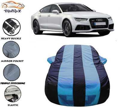 MoTRoX Car Cover For Audi S7 (With Mirror Pockets)(Blue, Blue)