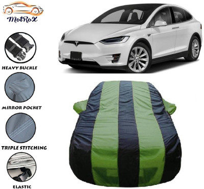MoTRoX Car Cover For Tesla MODEL Y (With Mirror Pockets)(Green, Blue)