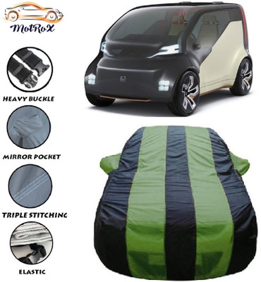 MoTRoX Car Cover For Tata Nano Genx (With Mirror Pockets)(Green, Blue)